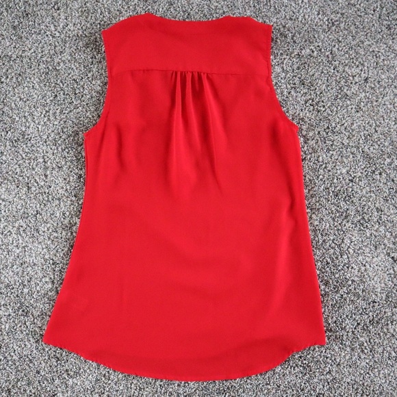 Red Express sleeveless blouse size XS - Picture 4 of 4
